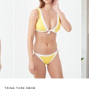 Trina Turk Vibrant Yellow Bikini bottom Size 6